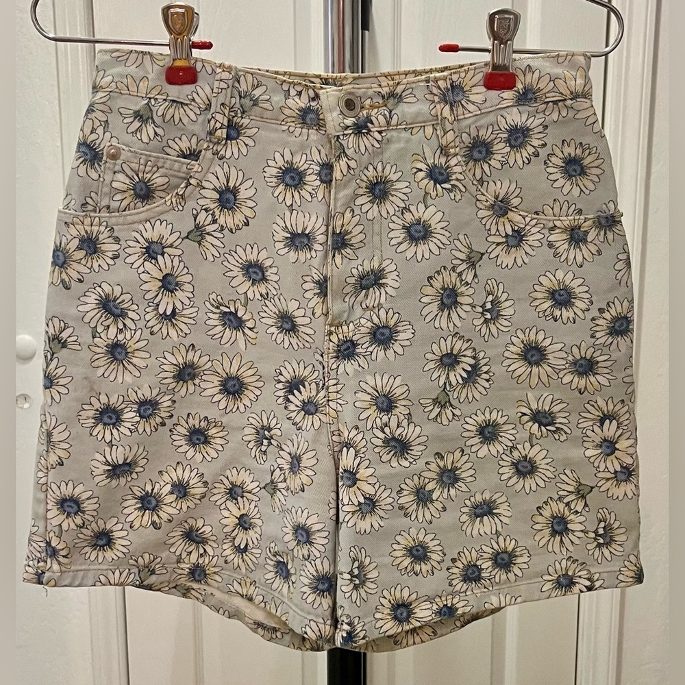 Vintage Sierra West Sunflower Denim High Waist Jeans Size 8